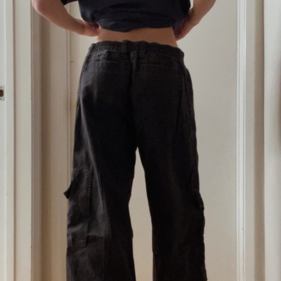 BDG Y2K Black Cargo Pants - Picture 2 of 6